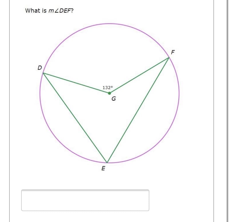 What is m2DEF?
F
D
132°
G
E
