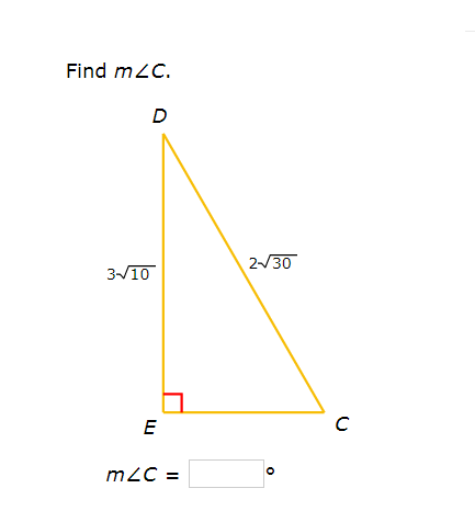 Find m2C.
D
230
310
E
m2C =
