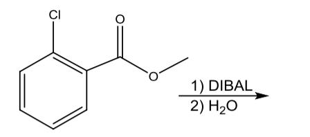 CI
1) DIBAL
2) H20
