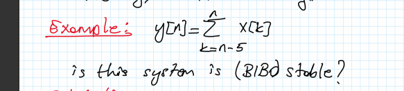 Exemple: yon] = xCE]
と=1-5
is this syston
(BIB) stable?
