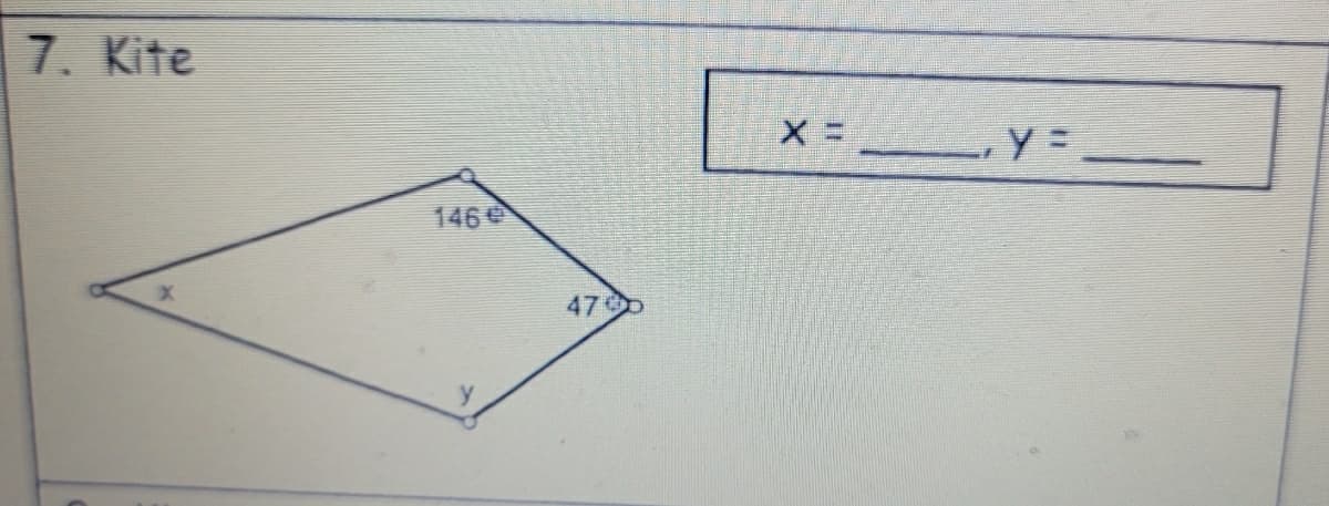 7. Kite
X = Y=
146
4790
