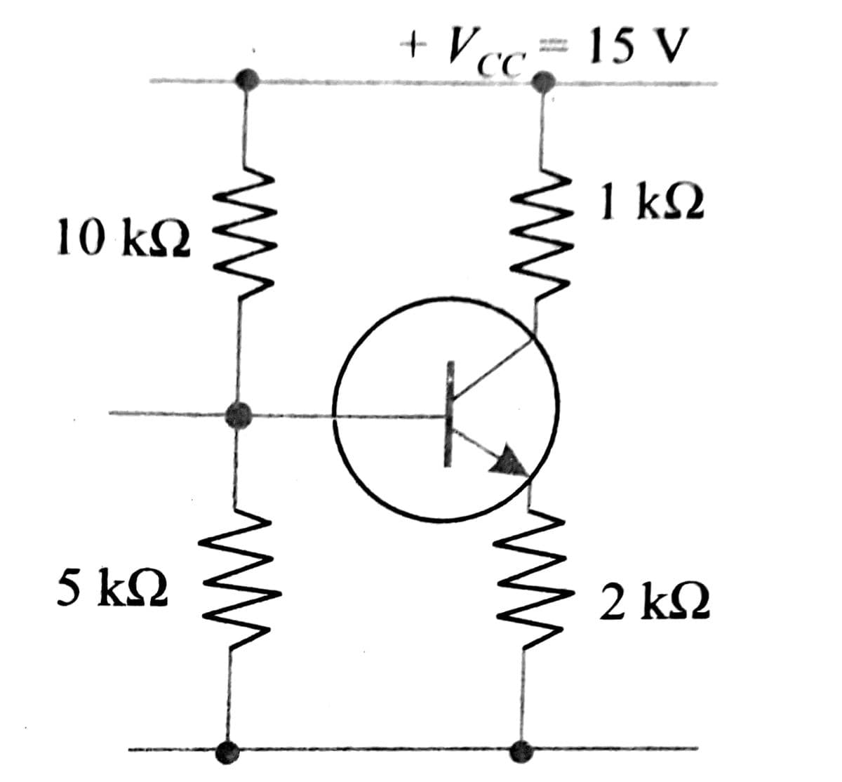 + Vcc= 15 V
1 k2
10 k2
5 k2
2 k2
