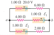 20.0 V
6.00 N
ww
1.00 Ω ε
4.00 2
a
b
1.00 Ω ε,
2.00 N
ww
