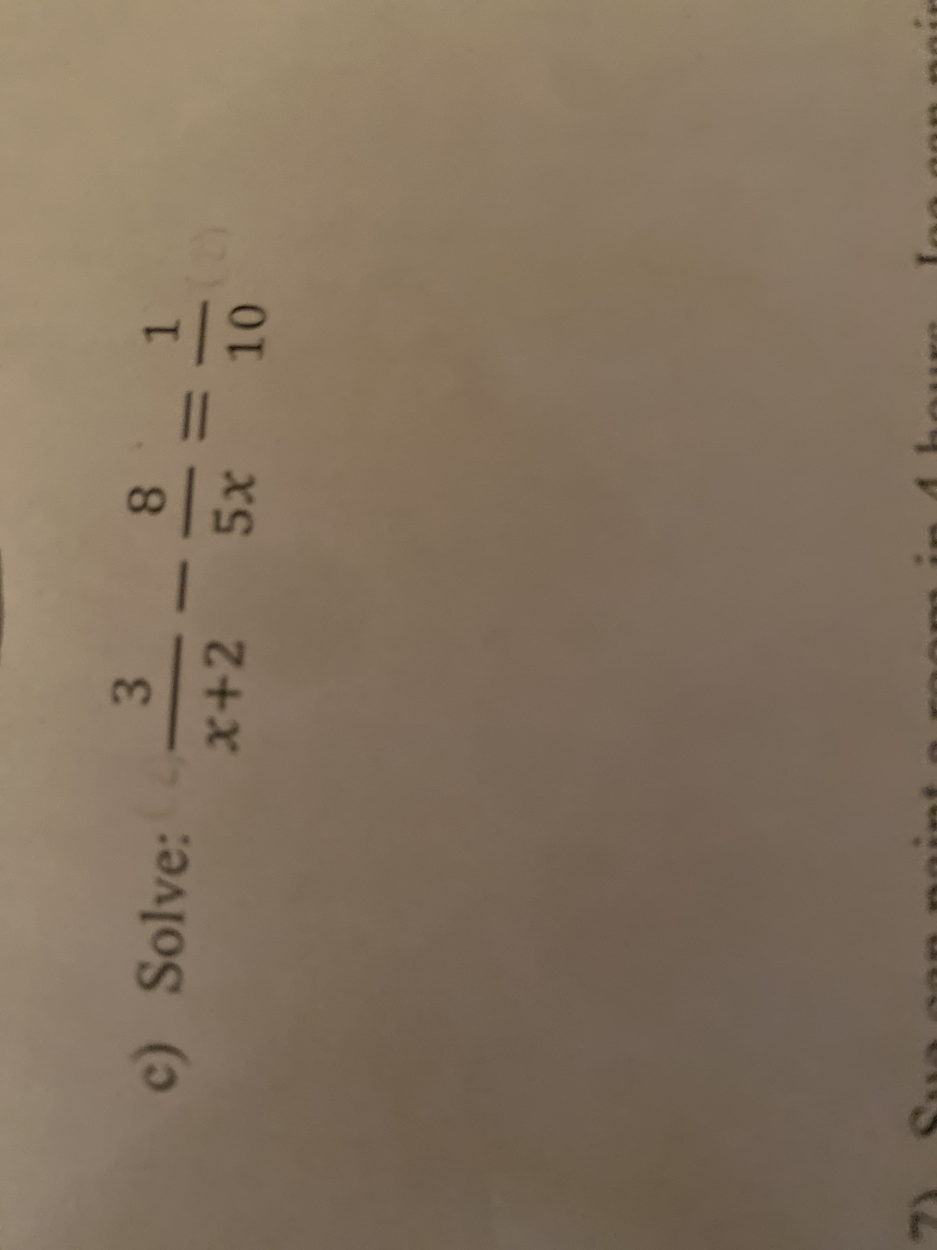 10
+x
%3D
1.
8.
c) Solve:
3.
