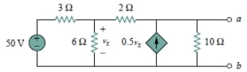 50 V
3Ω
ΜΕ
6Ω
292
α
* 0.50x
10 Ω
b