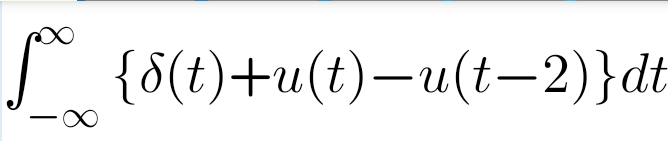 ƒ∞ {8(t)+u(t)—u(t−2)}dt