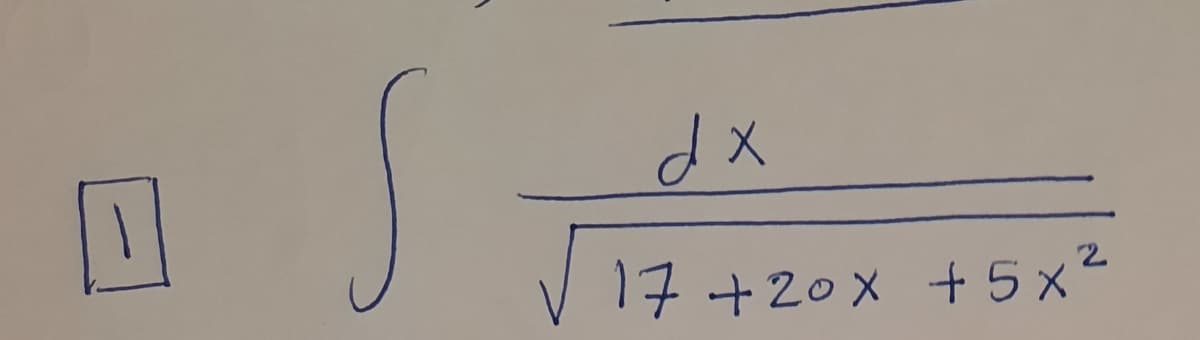 17+20x +5x2
