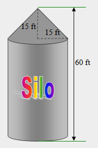 15 ft
15 ft
60 ft
Silo
