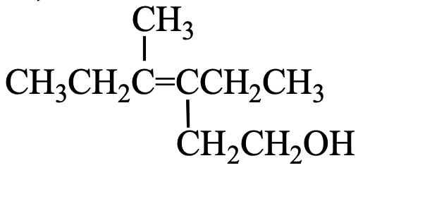 CH3
CH;CH,C=CCH,CH3
ČHĄCH,OH
