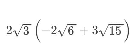 2√/3 (-2√6 +3√/15