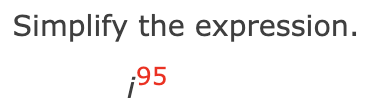 Simplify the expression.
95
