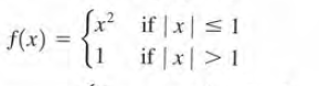 Sx² if |x| 1
if |x| >1
f(x)
