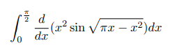 :(2² sin VTx – x²)d.x
dx
