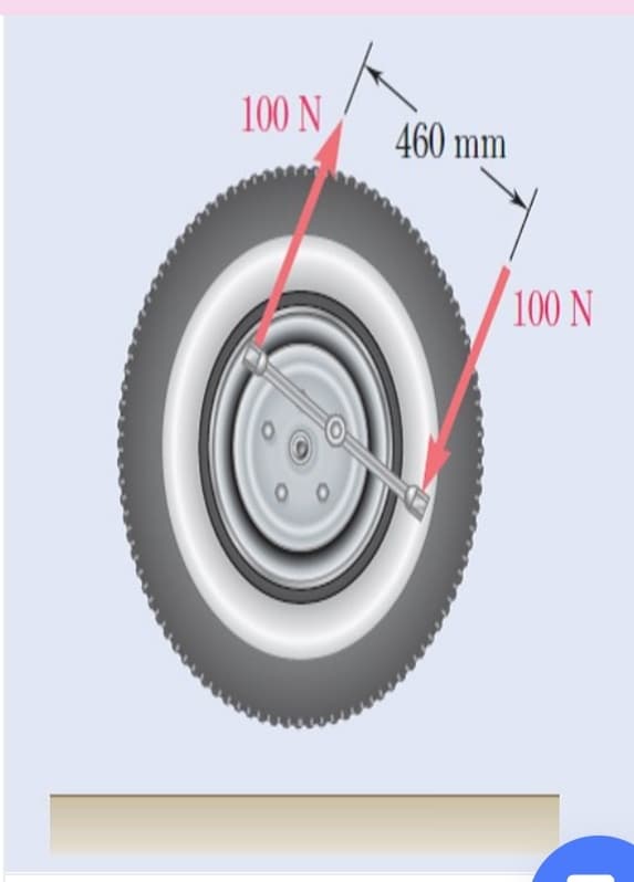 100 N
460 mm
100 N
