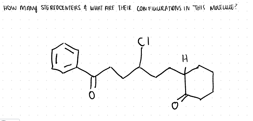 HOW MANA STĘ REOCENTERS & WHAT ARE THEIR CON FIUURATONS IN THIS MOLEUUE?
H
