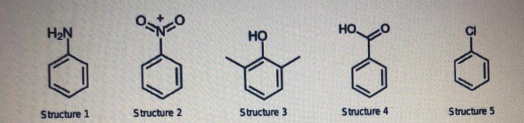 HO.
H2N
HỌ
Structure 1
Structure 2
Stucture 3
Structure 4
Structure 5
