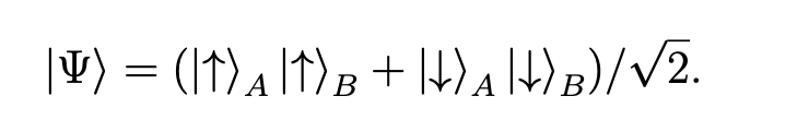 |) = (11) A|1) B+ HAHH)B)/√√₂.