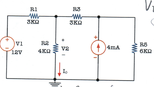 +
VI
12V
R1
www
3ΚΩ
R2
4ΚΩ
+
V2
-
Io
R3
www
3ΚΩ
4mA
ww
R5
6ΚΩ