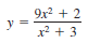 9x2 + 2
у
y
%3D
х? + 3
