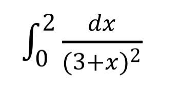 2
dx
(3+x)²