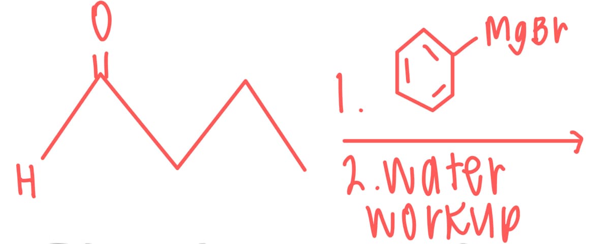 Mg Br
1.
2.water
workup
