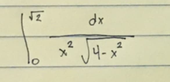 dx
14-x²
2
2
