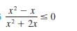 x² - x
x? + 2x
