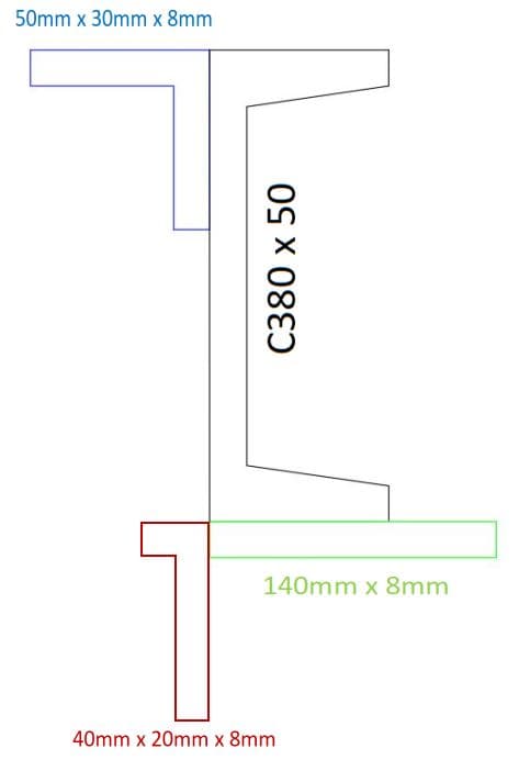 50mm x 30mm x 8mm
140mm x 8mm
40mm x 20mm x 8mm
C380 x 50
