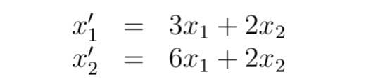 3.x1 + 2x2
6.x1 + 2x2
