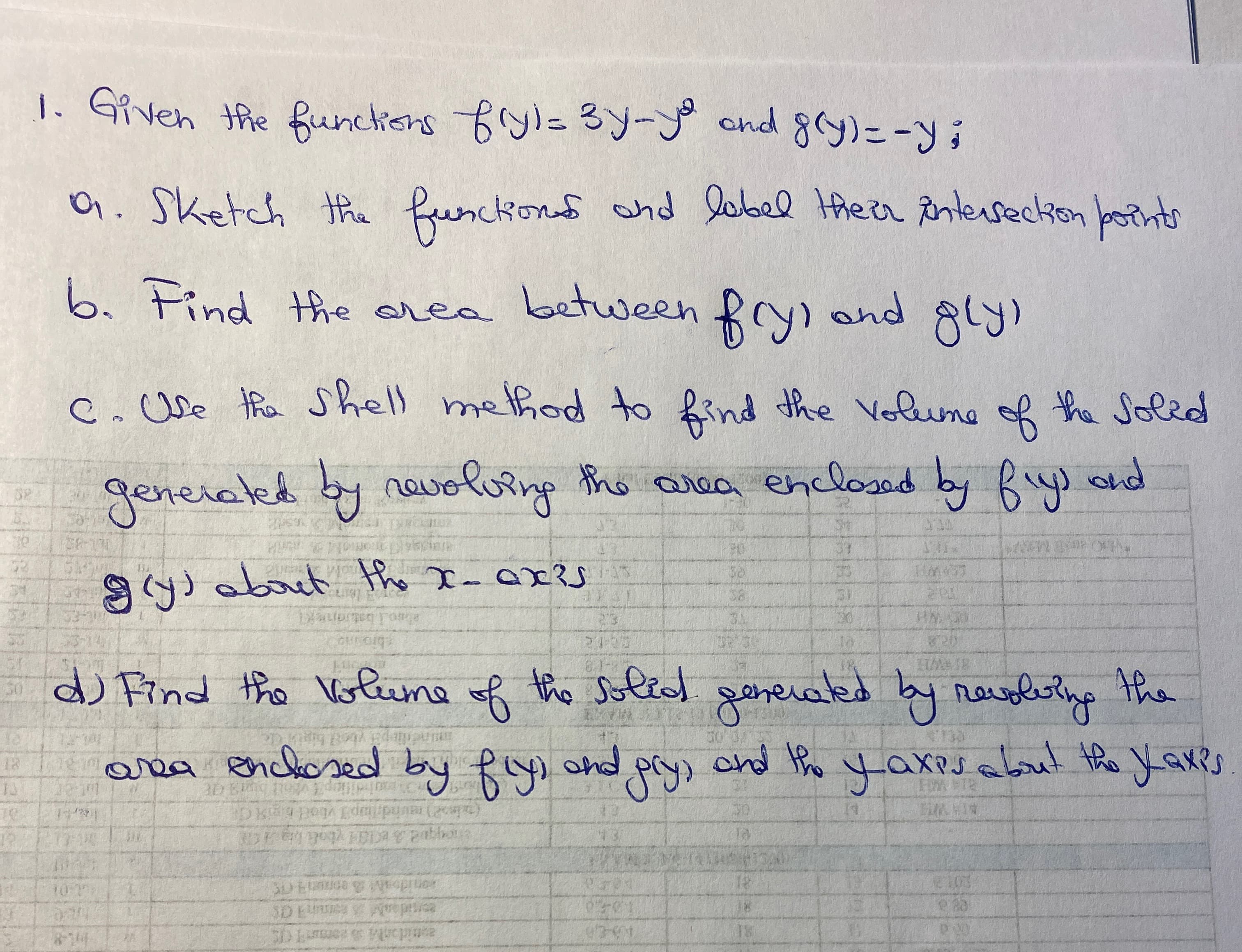 Find the Vorlume
of the Solid geneiaed by neuglstng the
goneratked
neuoleting
50 38
aea enclosed bu e
fiy ond pry) ohnd the yaxes abut the yakes
uldiliop vot biut 0E
