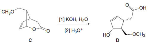 |CH3O
Но-
[1] КОН, НО
[2] H;O*
-ОСНЗ
Но
D
