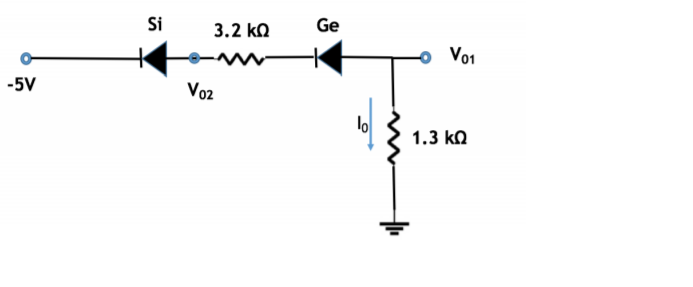 Si
3.2 ko
Ge
Vo1
-5V
Vo2
lo
1.3 ko
