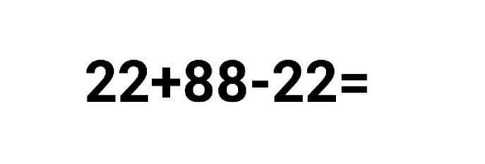 22+88-22=
