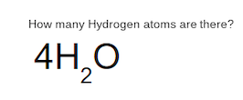 How many Hydrogen atoms are there?
4H,0
