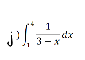 ردن
4 1
3-x
dx