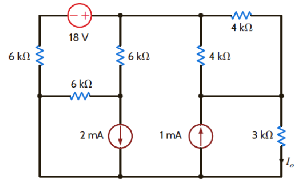 6 ΚΩ
+
18 V
ΕΚΩ
M
ww
6 ΚΩ
w
4 ΚΩ
4 ΚΩ
2 mA
1 mA
3 ΚΩ