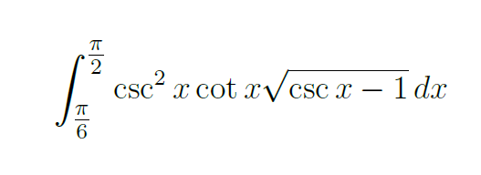 2
CSc" x
csc x – 1 dax
-
