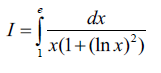 dx
I
{x(1+(Inx)³)
