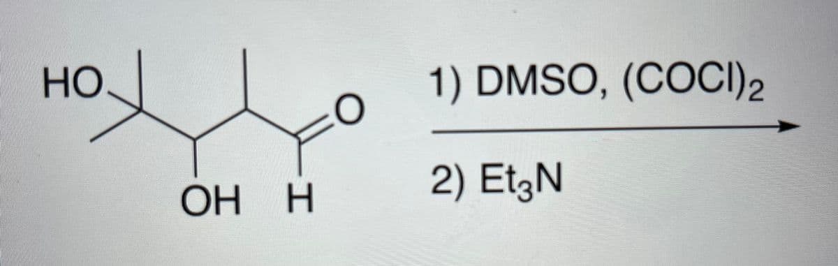 ОН
ОН Н
1) DMSO, (COCI) 2
2) Et3N