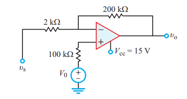 200 k2
2 kN
Vec= 15 V
100 k
Us
Vo
