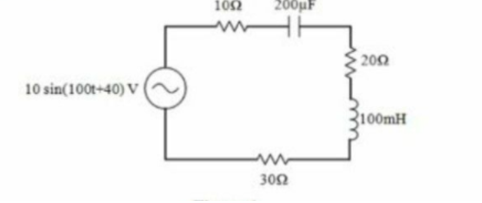 200μ
200
10 sin(100t+40) V
100MH
302
