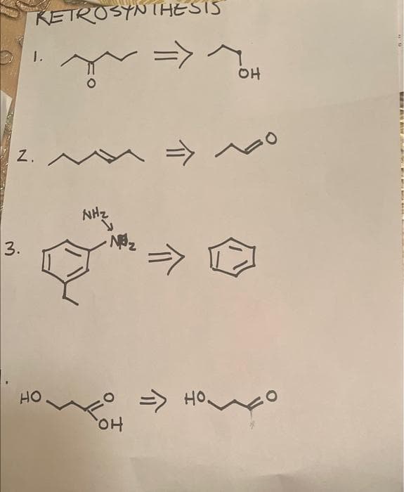 KETROSYNTHESIS
2.
3.
НО
NHZ
№ z
OH
=>
OH
во
=> I
=> но мо
AU
ALS za