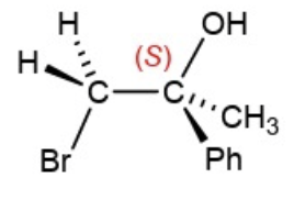 H.
I
Br
(S)
OH
-C CH 3
Ph