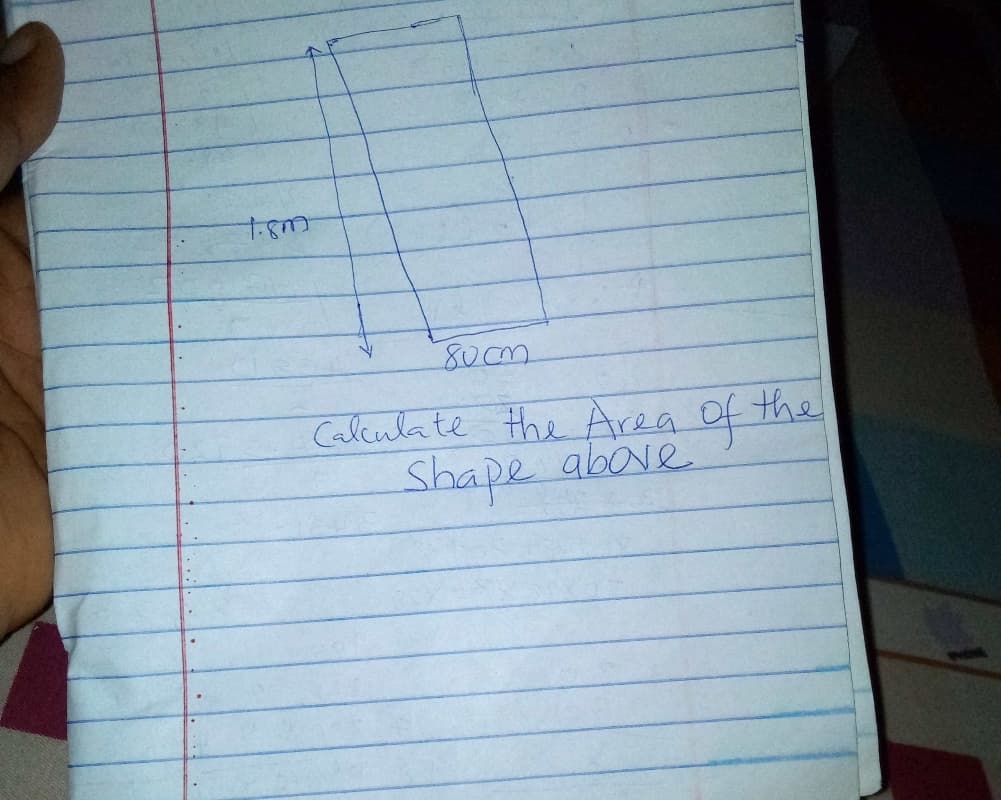 sucm
Caleulate the Area of the
Shape
above
