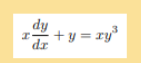 dy
+ y = ry
dr
