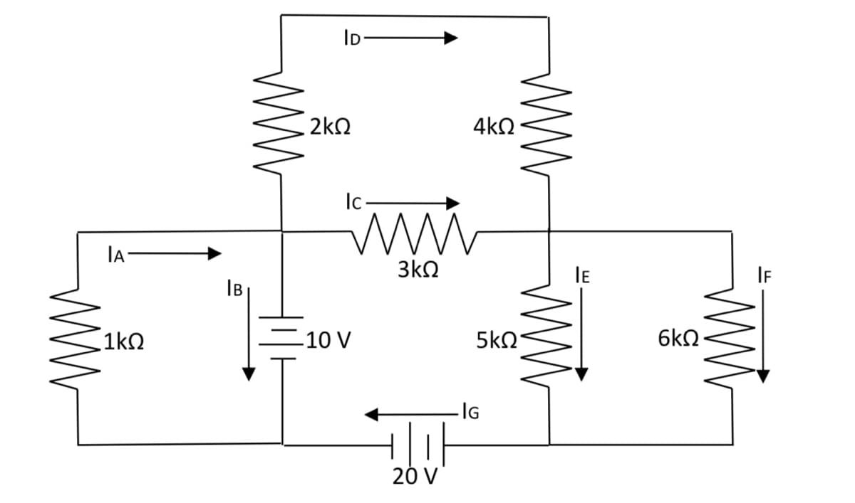 ID
2kO
4kO
Ic-
IA
3kN
IE
IF
IB
1k0
-10 V
5kO
6kN
IG
20 V
