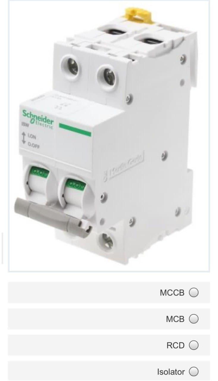 Schneider
LON
0.OFF
MCCB
MCB
RCD
Isolator