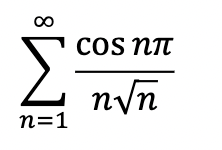 00
Σ
η=1
COS NÃ
n√n