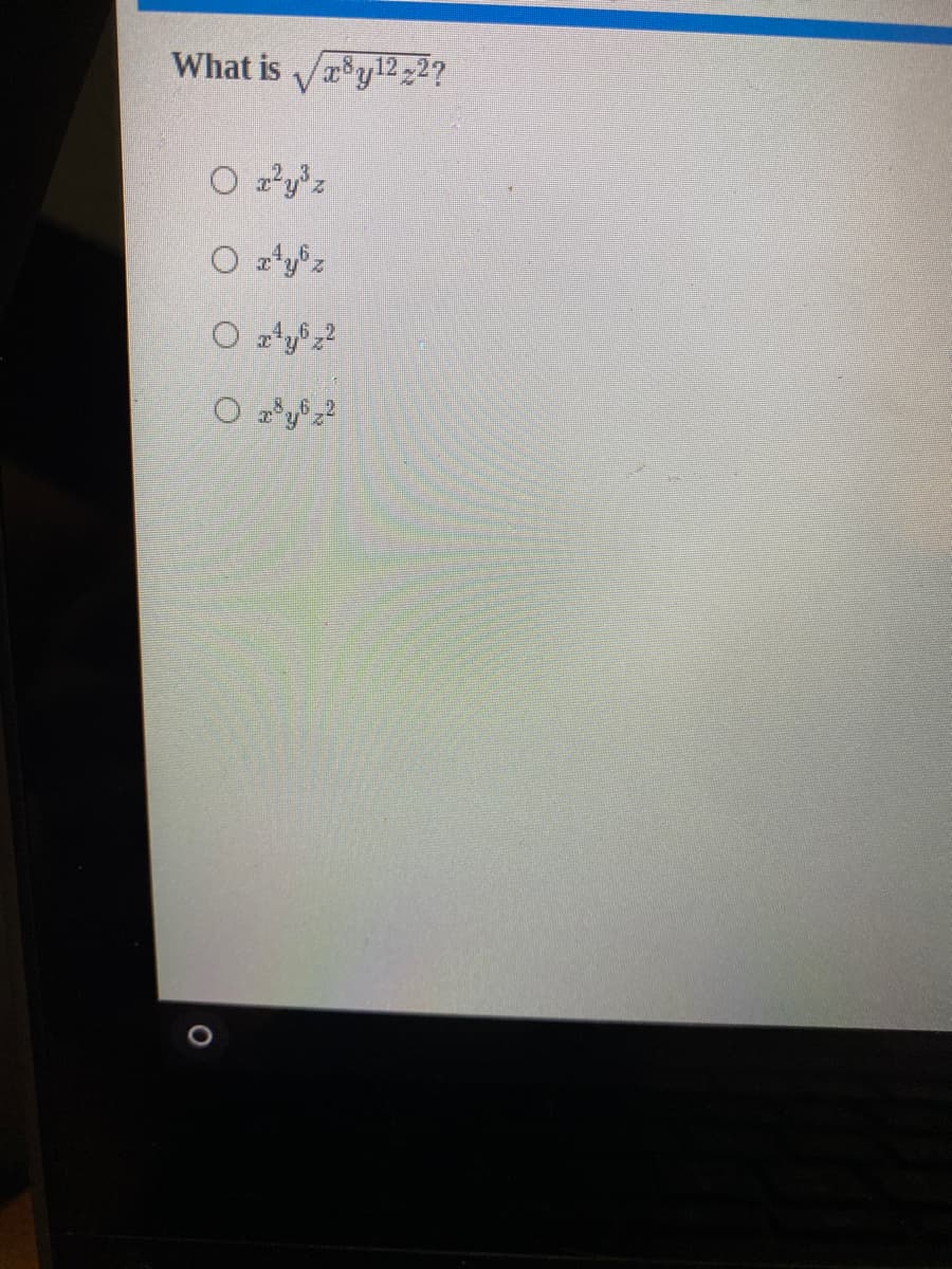 What is ay122?
.8..12
O zyz
