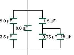 5.0 μF
3.5 μF
8.0 uF
'I
1.5 μF
F
0.75 uF 15 uF